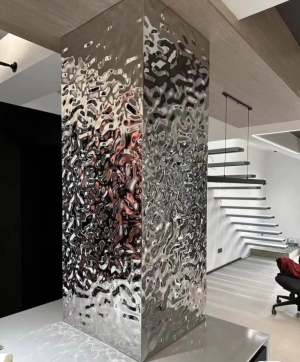 Ốp trang trí trần, cột, tường bằng inox