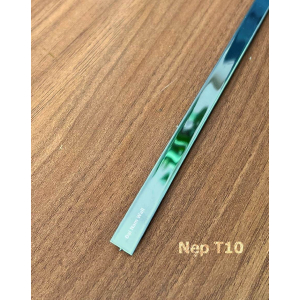 Nẹp Inox T10 Trắng Gương 