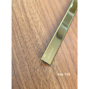 Nẹp Inox T10 Vàng Gương