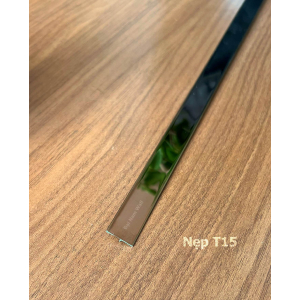 Nẹp Inox T15 Hồng Gương 