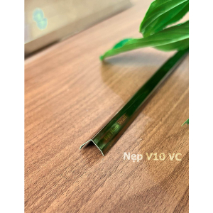 Nẹp Inox V10 Vát Cạnh Hồng Gương 