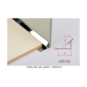 Nẹp V Inox Trang  Trí Góc Tường