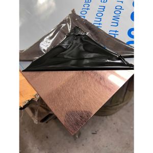 Tấm inox 304 Đồng Bronze xước rối