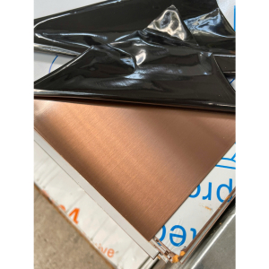 Tấm inox 304 Đồng Bronze xước HL