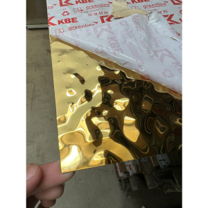 Tấm inox 304 GS vàng vừa