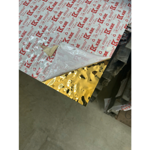 Tấm inox 304 GS vàng vừa