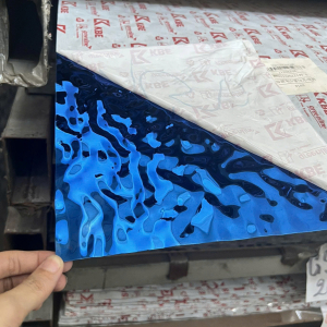 Tấm inox 304 GS xanh coban nhỏ