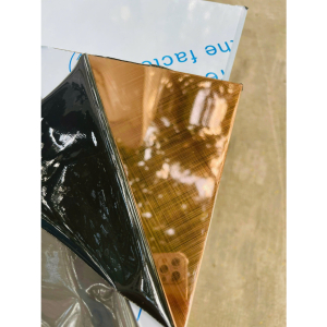 Tấm inox 304 Hồng xước caro