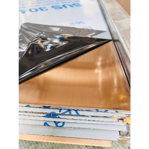 Tấm inox 304 Hồng xước HL