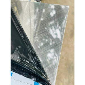 Tấm inox 304 trắng xước caro