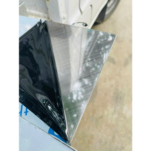 Tấm inox 304 trắng xước caro