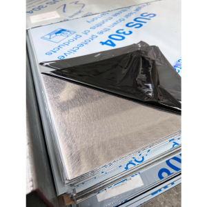 Tấm inox 304 trắng xước rối