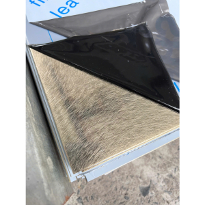 Tấm inox 304 Vàng Champagne xước rối