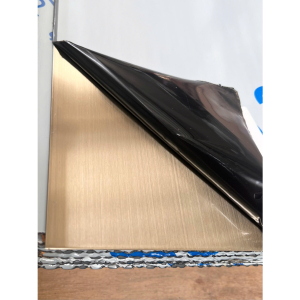 Tấm inox 304 Vàng Champagne xước HL