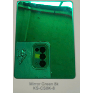 Tấm inox 304 xanh lá gương